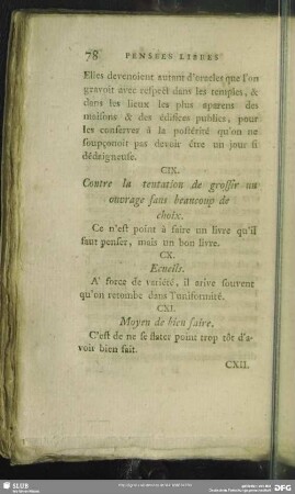 CXI. Moyen de bien faire