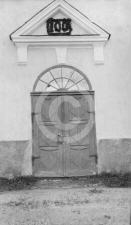 Tür der Kirche Seltinghof