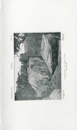 Plate F*. Sîgiriya. "Audiance Hall" and "Cistern" Rocks. View from N.E.