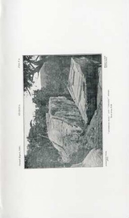Plate F*. Sîgiriya. "Audiance Hall" and "Cistern" Rocks. View from N.E.