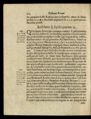 Resolutio §. Episcoporum 14.