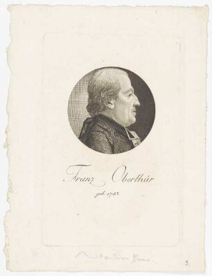 Bildnis des Franz Oberthür