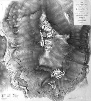 Lageplan von Stadtberg und Akropolis