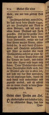 672-678, Einer Person am Hof