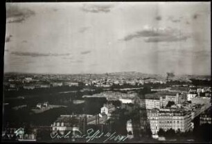 Paris. Panoramablick vom Eiffelturm aus