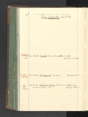 Paul Alverdes (06.05.1897)