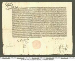 Kaiser Karl V. verhängt die Reichsacht über die Altstadt Magdeburg (Seiten: 1r-v)
