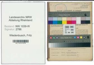 Entnazifizierung Fritz Wiedenbusch , geb. 07.02.1893 (Lehrer)
