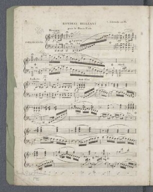 Rondeau Brilleant pour le Piano-Forte