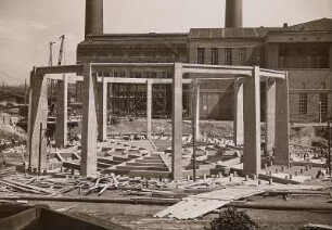 Kühlturm 3, Neubau - Fundament ausgeschalt