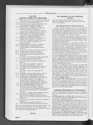 Alzheimer-Sprechstunde mit Betreuung