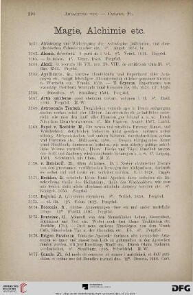 Magie, Alchemie etc. (Nr. 5161-5266)