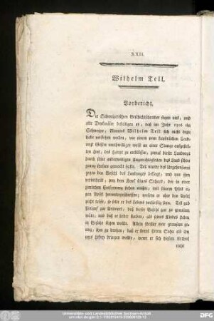 [II.] Wilhelm Tell.