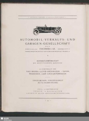Automobil-Verkaufs- und Garagen-Gesellschaft