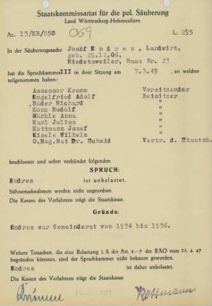 Endres, Josef