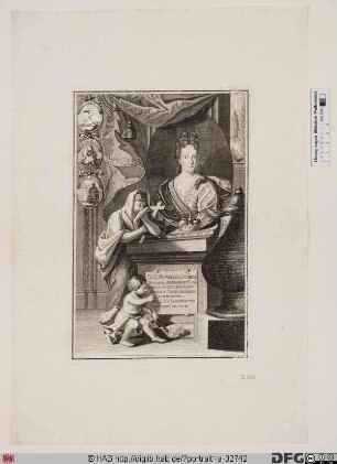 Bildnis Sophie Eleonore, Prinzessin von Braunschweig-Lüneburg-Bevern