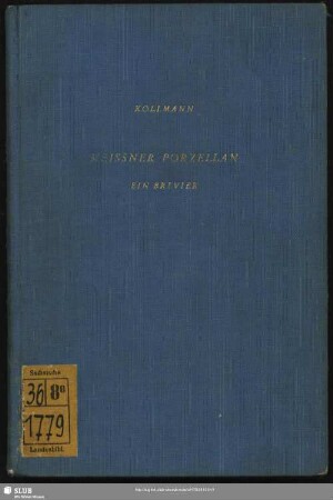 Meißner Porzellan : ein Brevier
