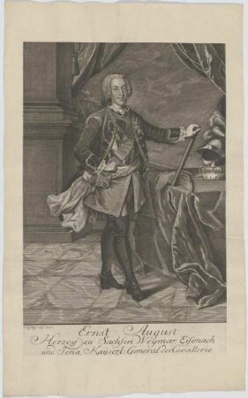 Bildnis des Ernst August, Herzog zu Sachsen-Weimar