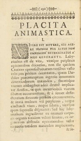 Placita Animastica.