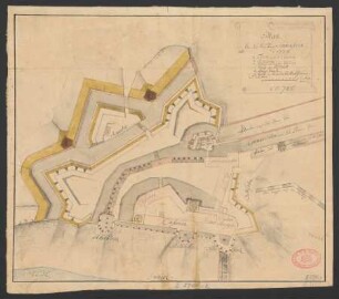 Plan von der Vestung Sonnenstein