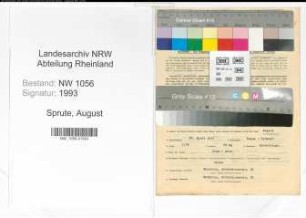 Entnazifizierung August Sprute , geb. 27.04.1911 (Angestellter)