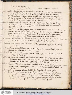 Livres français en ordinair 8tvo: Belles lettres. Moral