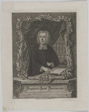 Bildnis des Siegmund Jacob Baumgarten