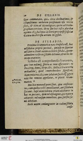 De syllabis