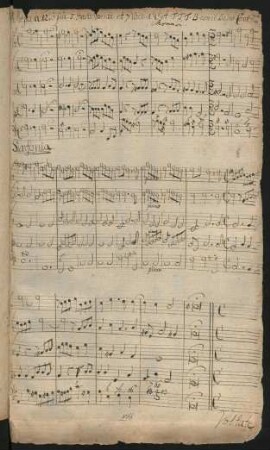 Messen. Auszüge; V (7), strings, bc; a-Moll
