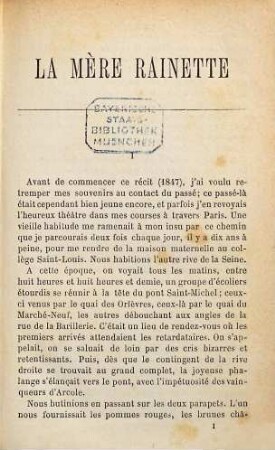 La mère Rainette : Par Charles Deslys