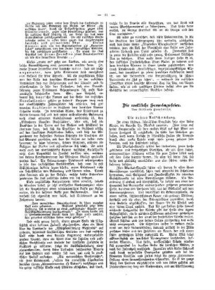 Die weltliche Sonntagsfeier