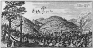 Alte freie Bergstadt Grund auf dem Harz, um 1670