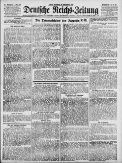 Deutsche Reichs-Zeitung. 1871-1934