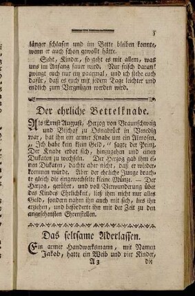 Das seltsame Aderlassen