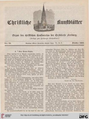 Nr. 22 (Oktober 1863)