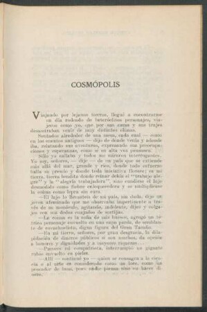 Cosmópolis