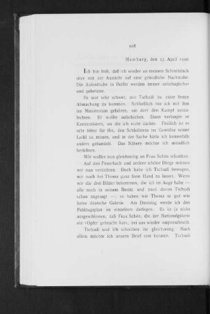 Hamburg, den 27. April 1906