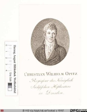 Bildnis Christian Wilhelm Opitz