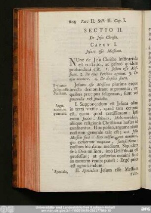 Caput I. Iesum esse Messiam.