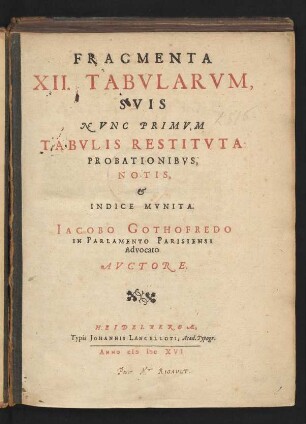 Fragmenta XII. Tabularum Suis