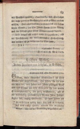 Eilfter Brief. - Funfzehnter Brief.