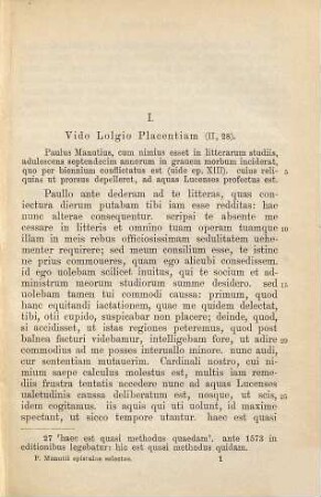 Epistulae selectae Edidit Martinus Fickelscherer