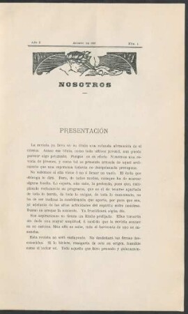 Presentación : [Nota de la Dirección]