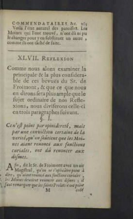 XLVII. Reflexion
