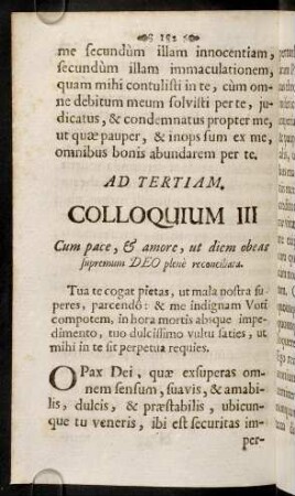 182-191, Colloquium III. - IV.