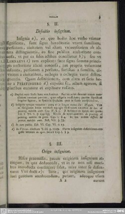 §. II. Definitio insignium