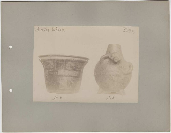 "Antiquities from San Salvador. Collection L. Adam."