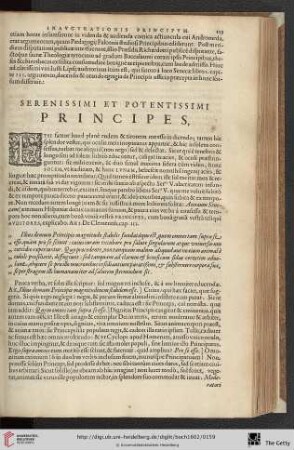 Serenissimi et Potentissimi Principes