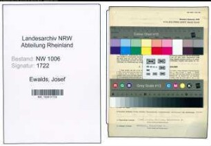 Entnazifizierung Josef Ewalds , geb. 16.02.1905 (Kauffrau)