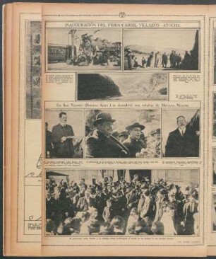 Inauguración del ferrocarril Villazón-Atocha